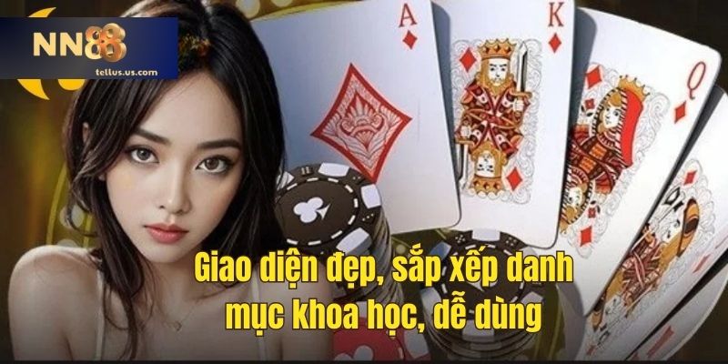 Giao diện đẹp, sắp xếp danh mục khoa học, dễ dùng